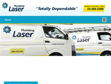 Tablet Screenshot of petone.laserplumbing.co.nz